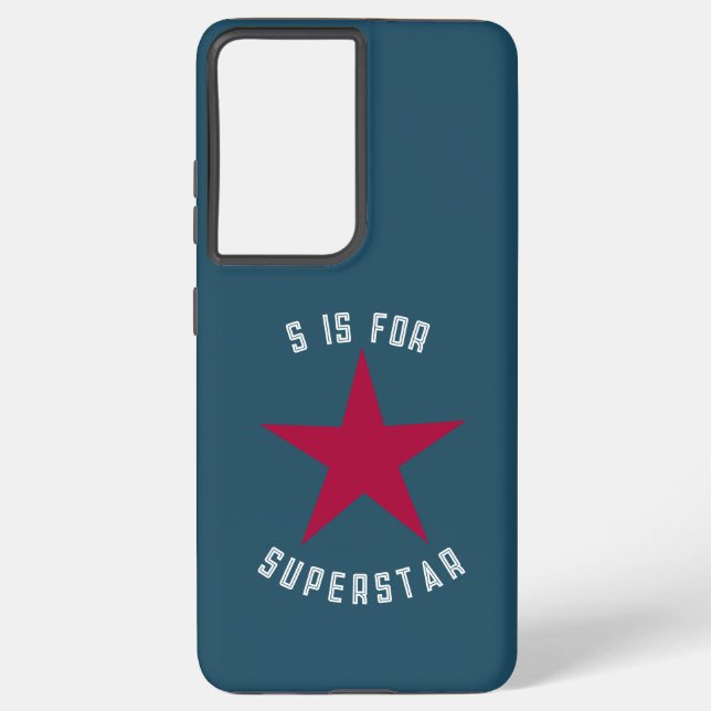 Coque Samsung Galaxy S est pour Superstar - Rouge (Verso)