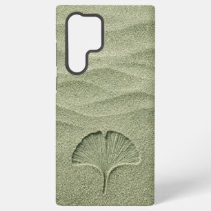 Coque Samsung Galaxy Sage Green Sand Feuille de Ginkgo Zen
