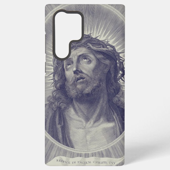 Coque Samsung Galaxy Sainte Face de Jésus (Verso)