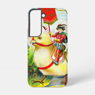 Coque Samsung Galaxy Salutations de Pâques Whimsical : Rider sur Giant