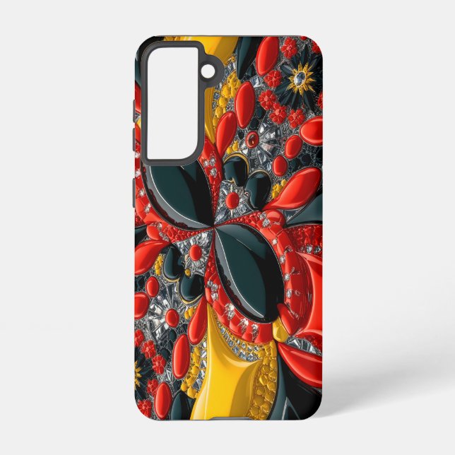 Coque Samsung Galaxy Samsung Galaxy S21 Coque Allemagne couleurs (Verso)