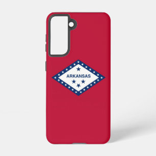 Coque Samsung Galaxy Samsung Galaxy S21 Coque Drapeau de l'Arkansas, U.