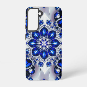 Coque Samsung Galaxy Samsung Galaxy S21 Couleurs Coques Bleu Blanc