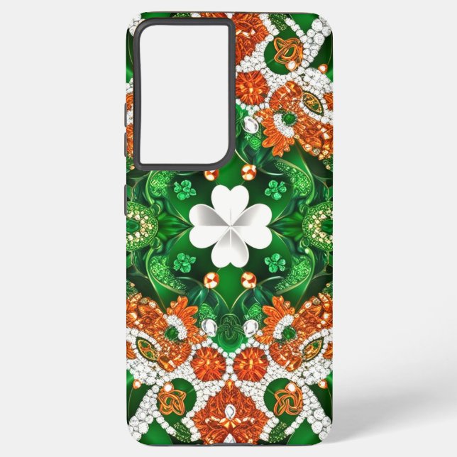 Coque Samsung Galaxy Samsung Galaxy S21 Couleurs irlandaises ultra Coqu (Verso)