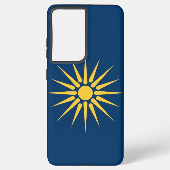 Coque Samsung Galaxy Samsung Galaxy S21 Plus Case flag of Macedonia (Verso)