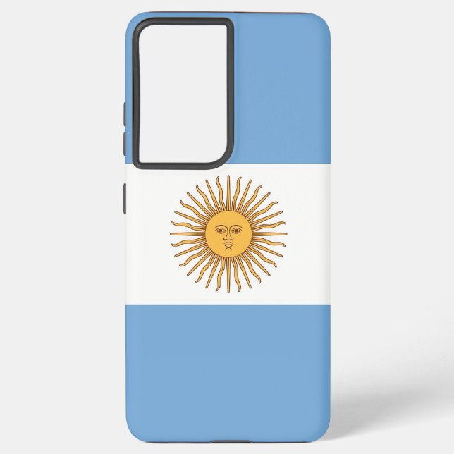 Coque Samsung Galaxy Samsung Galaxy S21 Ultra Coque avec drapeau argent (Verso)