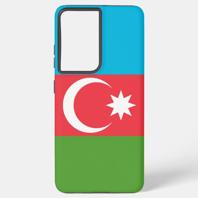 Coque Samsung Galaxy Samsung Galaxy S21 Ultra Coque avec drapeau d'Azer (Verso)