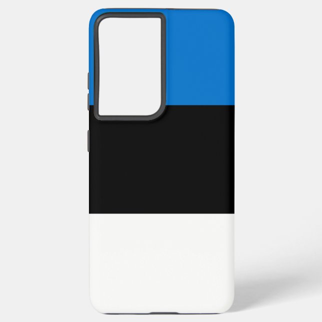 Coque Samsung Galaxy Samsung Galaxy S21 Ultra Coque avec drapeau Estoni (Verso)