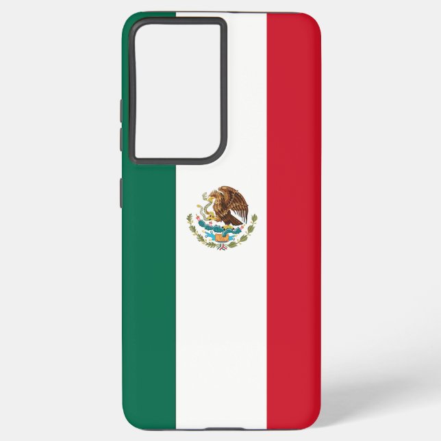 Coque Samsung Galaxy Samsung Galaxy S21 Ultra Coque avec drapeau mexica (Verso)
