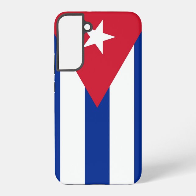 Coque Samsung Galaxy Samsung Galaxy S22 Plus Coque Drapeau de Cuba (Verso)