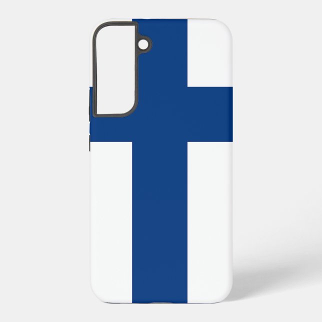 Coque Samsung Galaxy Samsung Galaxy S22 Plus Coque Drapeau de Finlande (Verso)