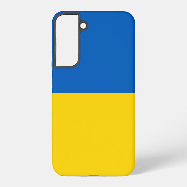 Coque Samsung Galaxy Samsung Galaxy S22 Plus Coque Drapeau de l'Ukraine (Verso)