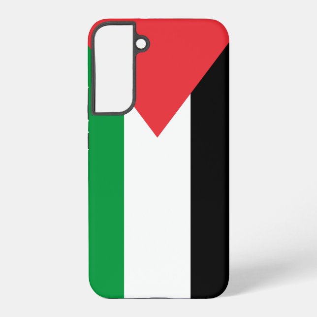 Coque Samsung Galaxy Samsung Galaxy S22 Plus Coque Drapeau de Palestine (Verso)