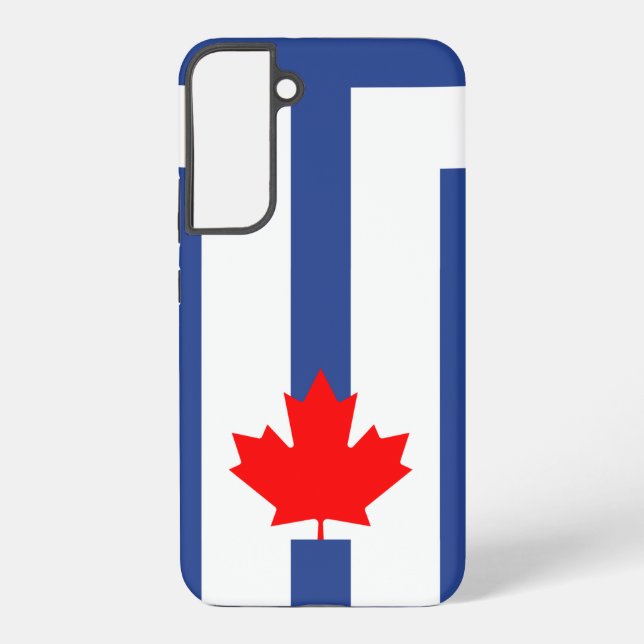 Coque Samsung Galaxy Samsung Galaxy S22 Plus Coque Drapeau de Toronto (Verso)