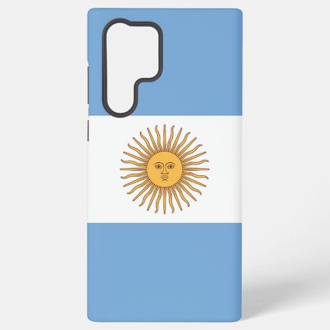 Coque Samsung Galaxy Samsung Galaxy S22 Ultra Coque avec drapeau argent (Verso)