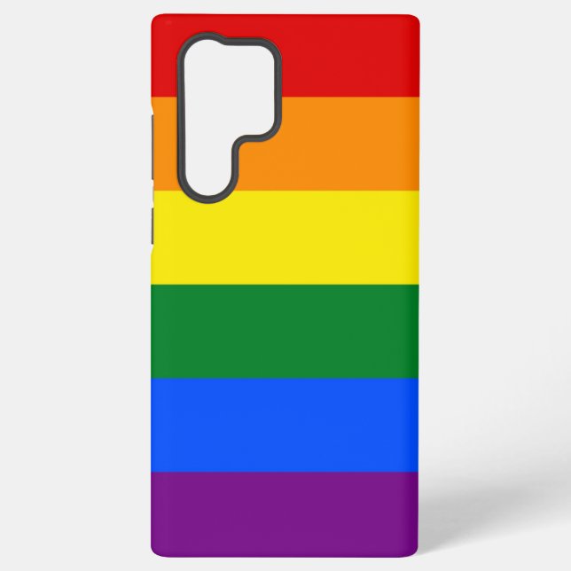 Coque Samsung Galaxy Samsung Galaxy S22 Ultra Coque avec drapeau LGBT (Verso)