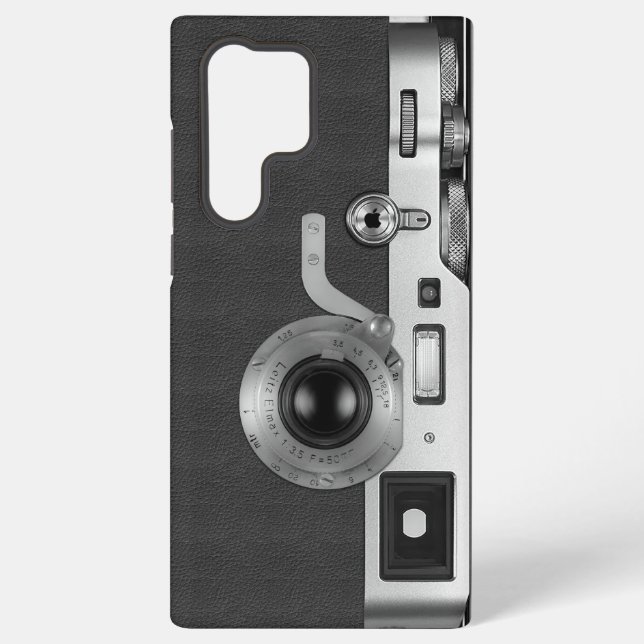 Coque Samsung Galaxy Samsung S22 Ultra case with a vintage camera (Verso)