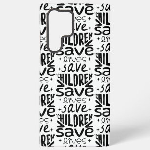 Coque Samsung Galaxy Sauver les enfants, sauver des vies
