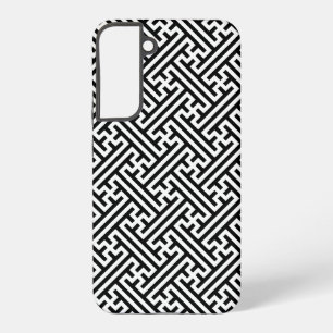 Coque Samsung Galaxy Sayagata motif, japonais, noir et blanc