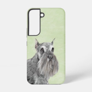 Coque Samsung Galaxy Schnauzer (Giant, Standard) Peinture - Chien Art