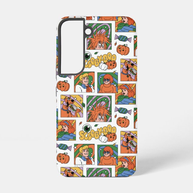 Coque Samsung Galaxy Scooby-Doo Halloween Photos Pattern (Verso)