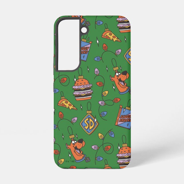 Coque Samsung Galaxy Scooby-Doo Holiday Snack Lights Pattern (Verso)
