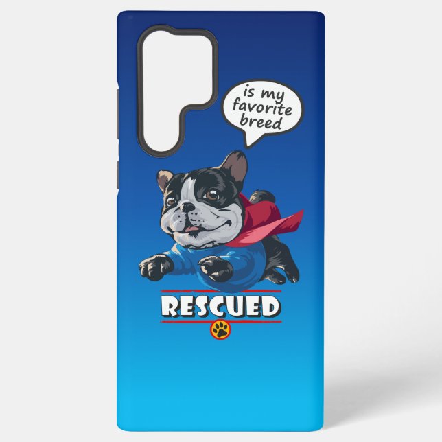 Coque Samsung Galaxy Secouru est ma race préférée | (Verso)