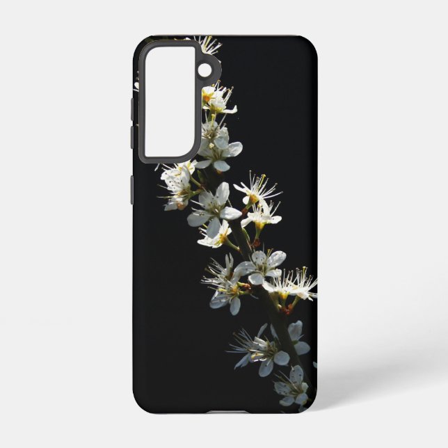 Coque Samsung Galaxy Sga des fleurs d'épines (Verso)