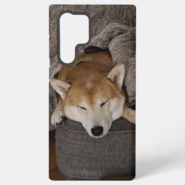 Coque Samsung Galaxy Shiba Inu dormant (Verso)