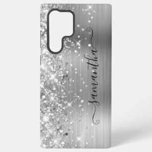 Coque Samsung Galaxy Signature Fille Glittery Argent