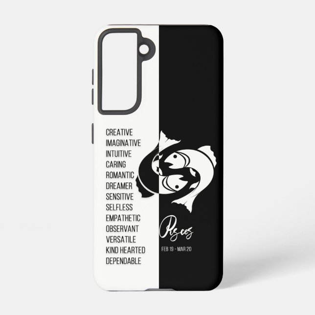 Coque Samsung Galaxy SIGNE Zodiaque Pisces (Verso)