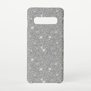 Coque Samsung Galaxy S10 Silver Shiny Stars Amateurs de brillantes Filles à