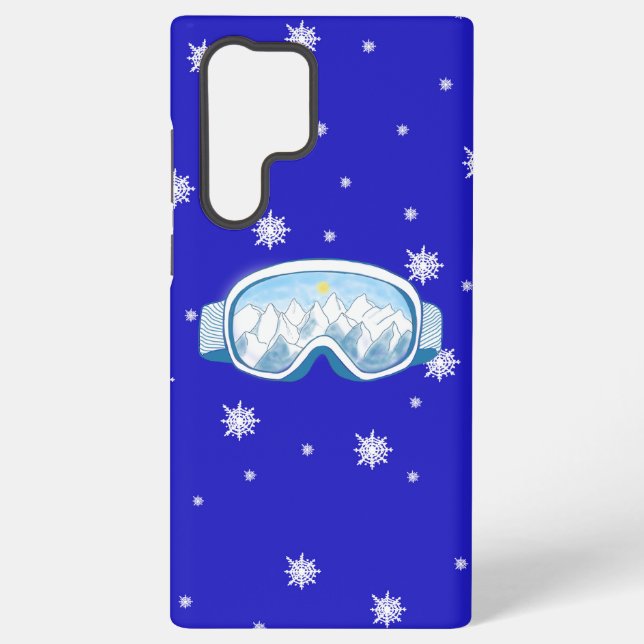 Coque Samsung Galaxy Ski Goggers Snowflake Dance (Verso)