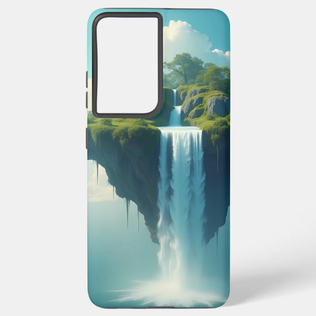 Coque Samsung Galaxy Sky Island Falls Coque Dreamy Samsung Imaginaire c (Verso)