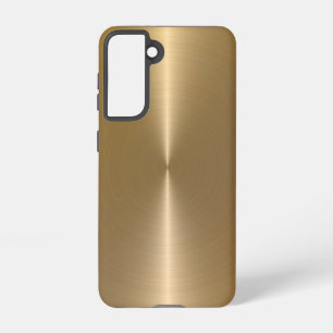 Coque Samsung Galaxy Slick Faux Or métal acier inoxydable Look