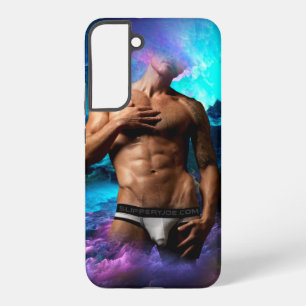 Coque Samsung Galaxy SlipperyJoe homme musclé sous-vêtements bulle dyna