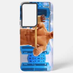 Coque Samsung Galaxy SlipperyJoe homme musclé torse nu abs poitrine sho