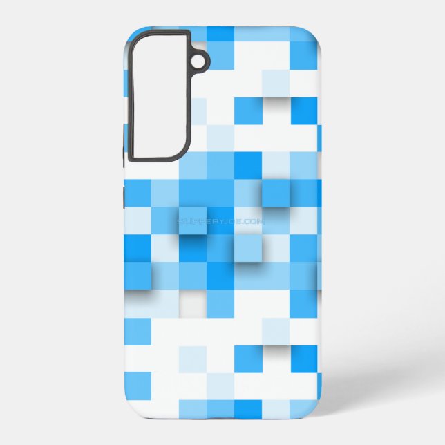 Coque Samsung Galaxy SlipperyJoe's carré artwork mosaïque moderne trois (Verso)