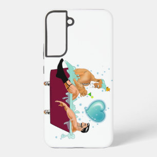 Coque Samsung Galaxy SlipperyJoe's deux gays hommes aiment la baignoire