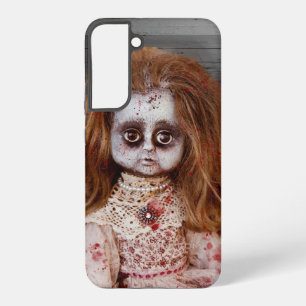 Coque Samsung Galaxy SlipperyJoe's old doll Happy Halloween creepy bloo