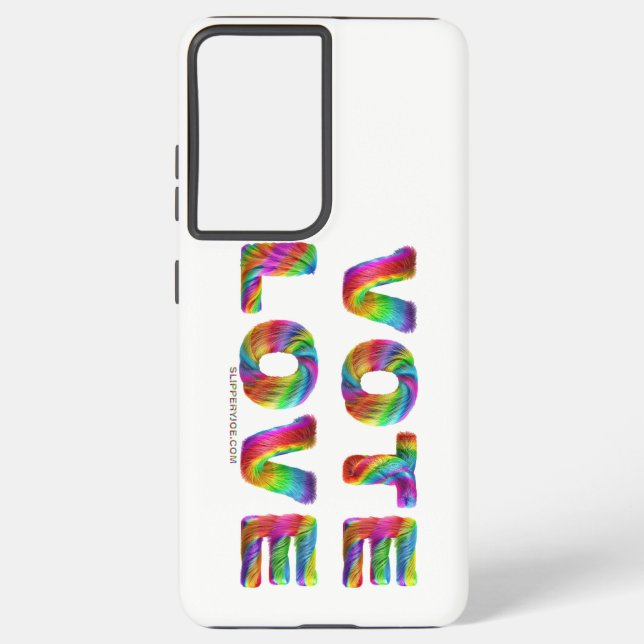 Coque Samsung Galaxy SlipperyJoe's vote amour égalité cadeaux gay pride (Verso)