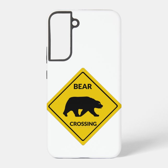 Coque Samsung Galaxy SlipperySignal de passage de l'ours de Joe silhoue (Verso)