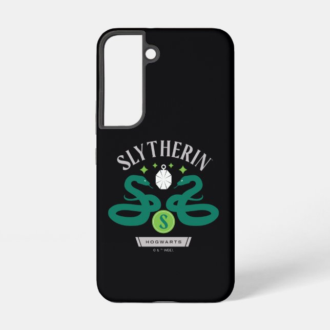 Coque Samsung Galaxy SLYTHERIN™ House Double Snake Locket Graphique (Verso)