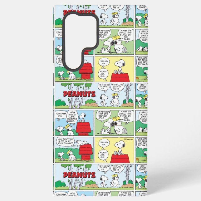 Coque Samsung Galaxy Snoopy et ses frères Andy & Olaf (Verso)