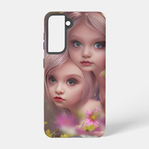 Coque Samsung Galaxy Soeurs des fées parmi les fleurs de la forêt
