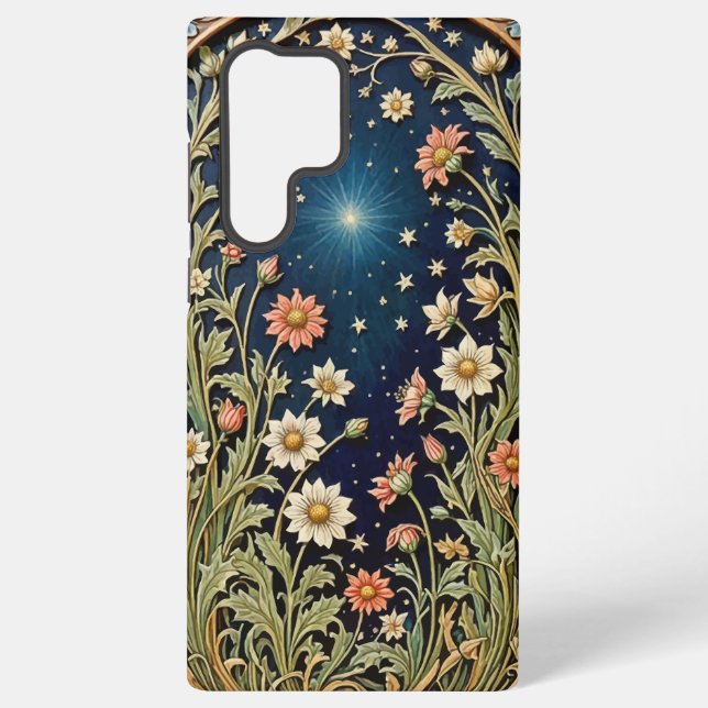 Coque Samsung Galaxy Soirée fleur sauvage Wishing Star Samsung Téléphon (Verso)