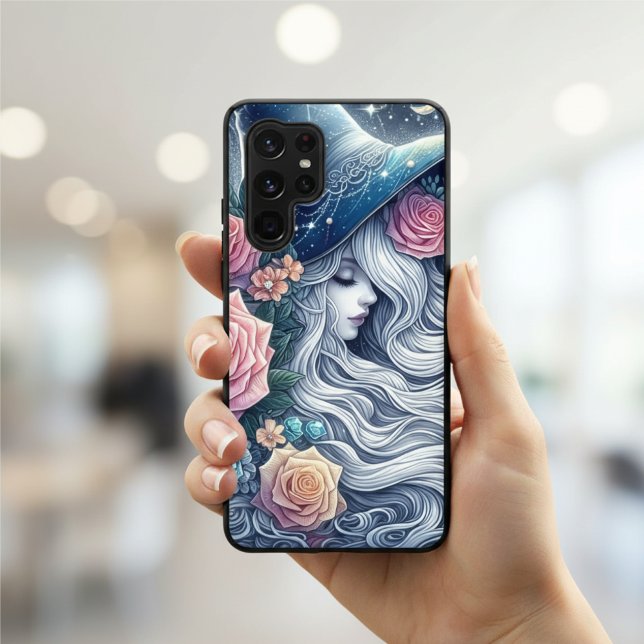Coque Samsung Galaxy Sorcière de la rose céleste Paysage de rêve (Créateur téléchargé)