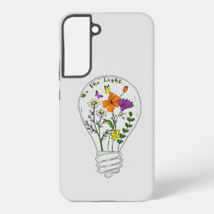 Coque Samsung Galaxy Soyez La Citation Motivationnelle Du Fleur sauvage