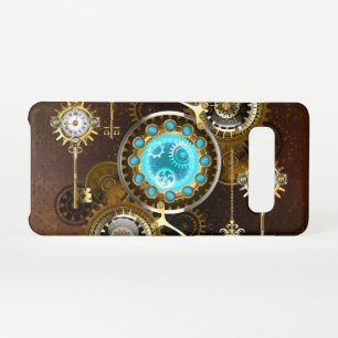 Coque Samsung Galaxy S10 Steampunk Rusty Background