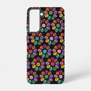 Coque Samsung Galaxy Sugar Skull Flower